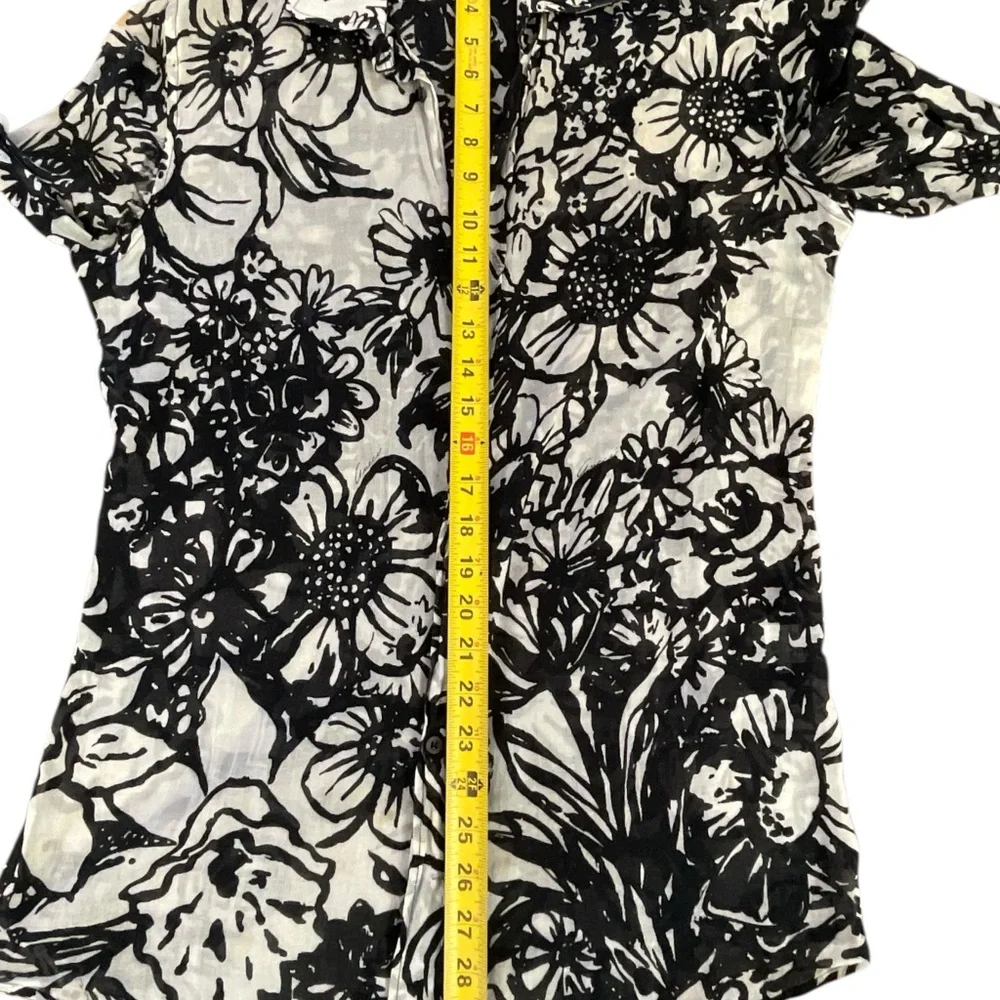 Gucci Monochrome Floral Shirt - Picture 14 of 14